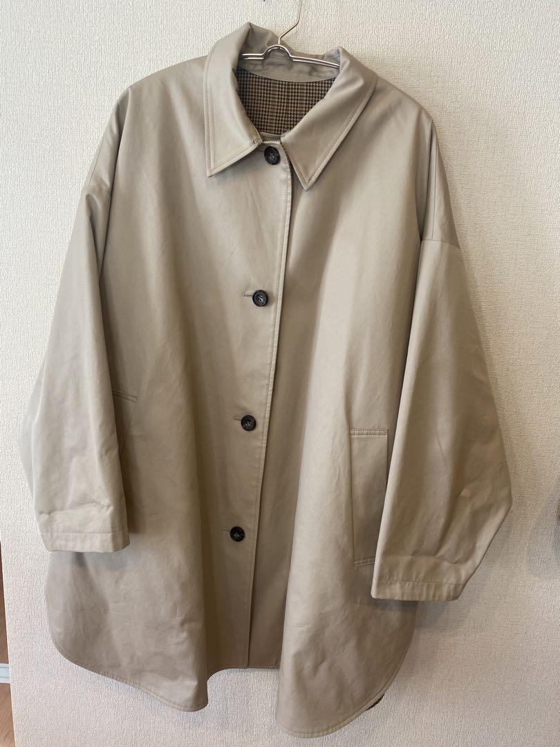 【定価36000円】リバーシブルポンチョトレンチコート