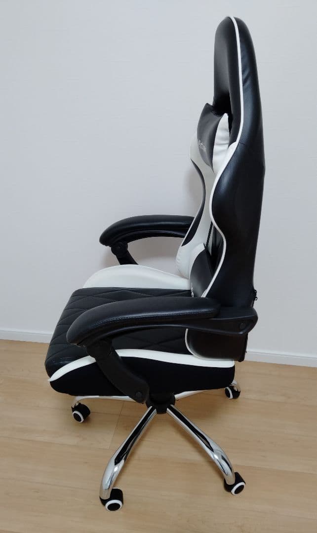 Victone ゲーミングチェア 黒 白 ダイヤモンドステッチ MARWIL-DEMENAGEMENTS_CH