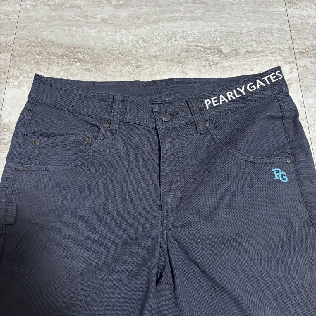 安価 PEARLY GATES ダークブルーパンツサイズ2 レディースウェア レディースウェア