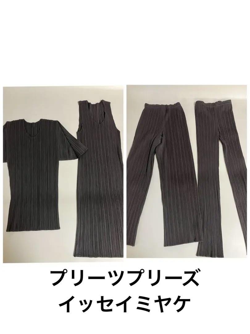 アポロ☆イッセイミヤケプリーツプリーズ 4 淡いグレー PLEATS PLEASE プリーツプリーズ イッセイミヤケ ISSEY MIYAKE