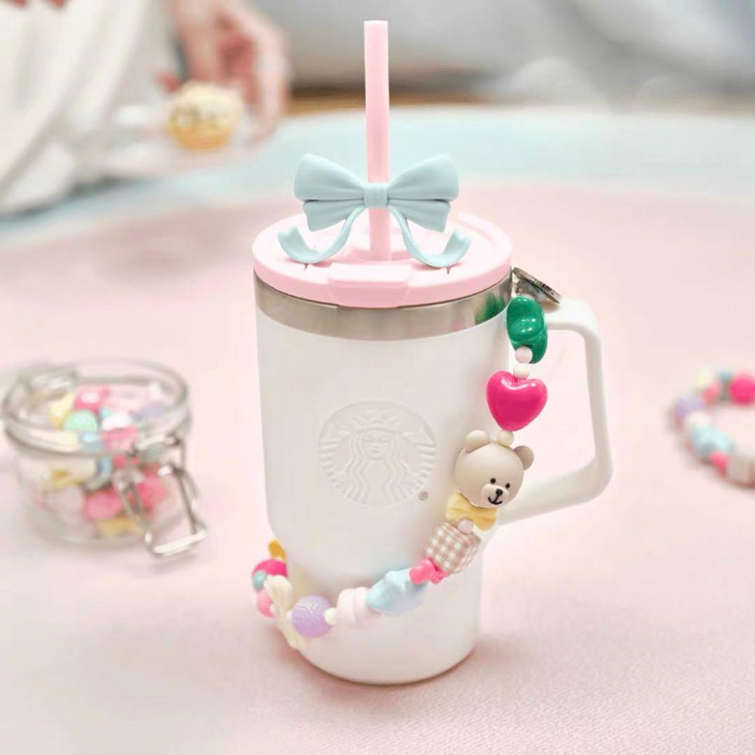 中国限定　スターバックス　リボン　欧米ステンレス　タンブラー