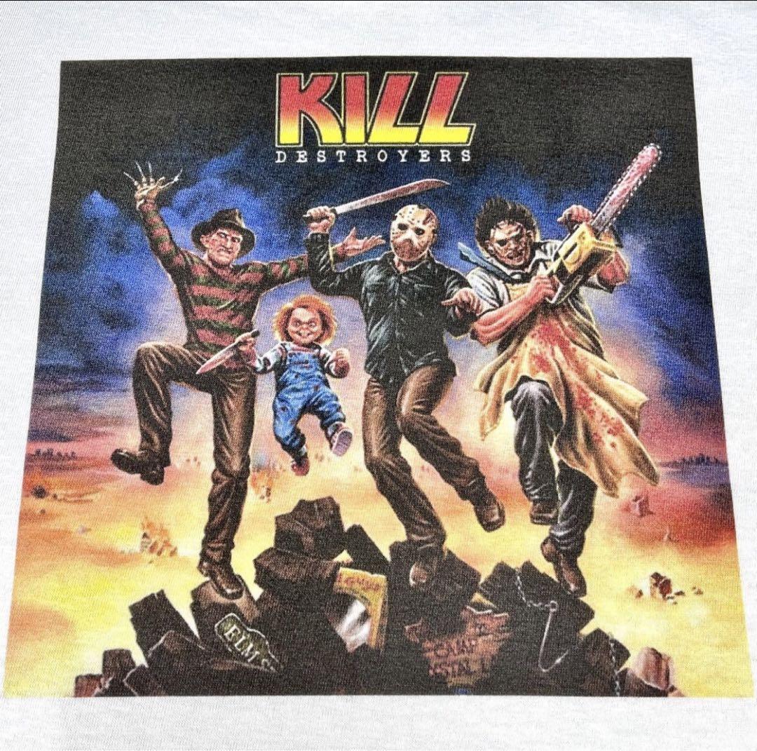 フレディ・クルーガー フレディ ジェイソン チャッキー KISS ジェイソン チャッキー フレディ レザーフェイス ホラー T
