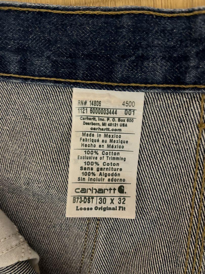 Mexico 製 carhartt カーハート ダブルニー 30×32 極美品 - メルカリ