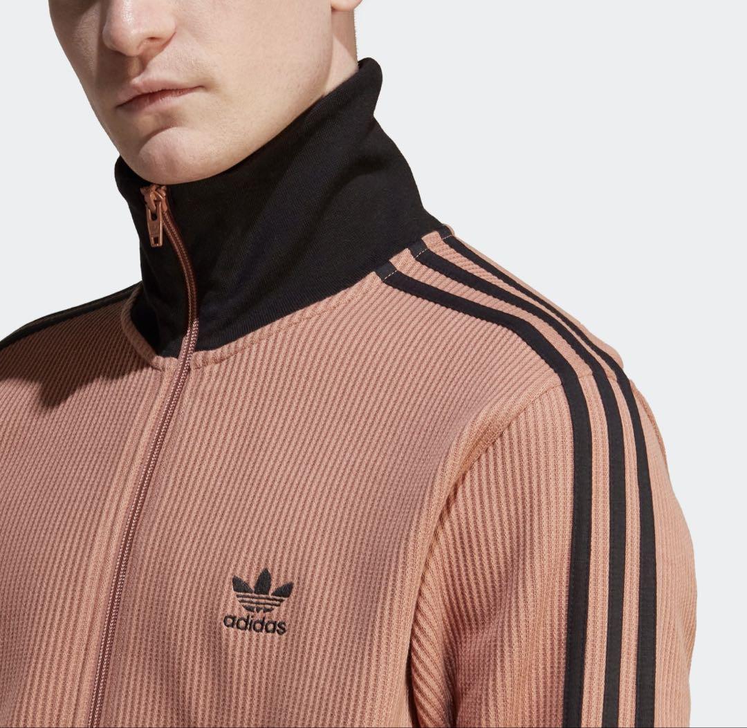 新品M Adidasワッフル トラックジャケット ジャージ HS2081
