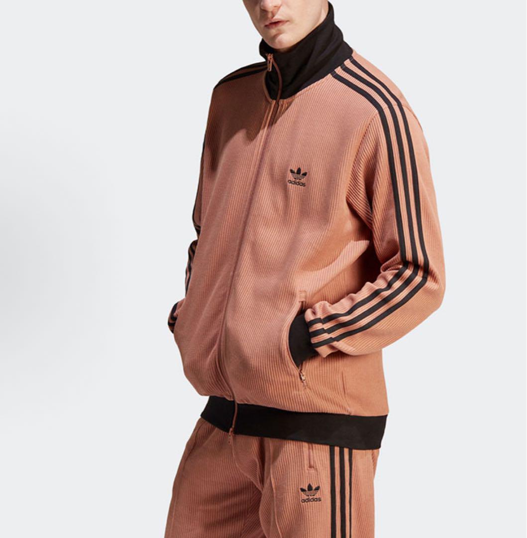 新品M Adidasワッフル トラックジャケット ジャージ HS2081