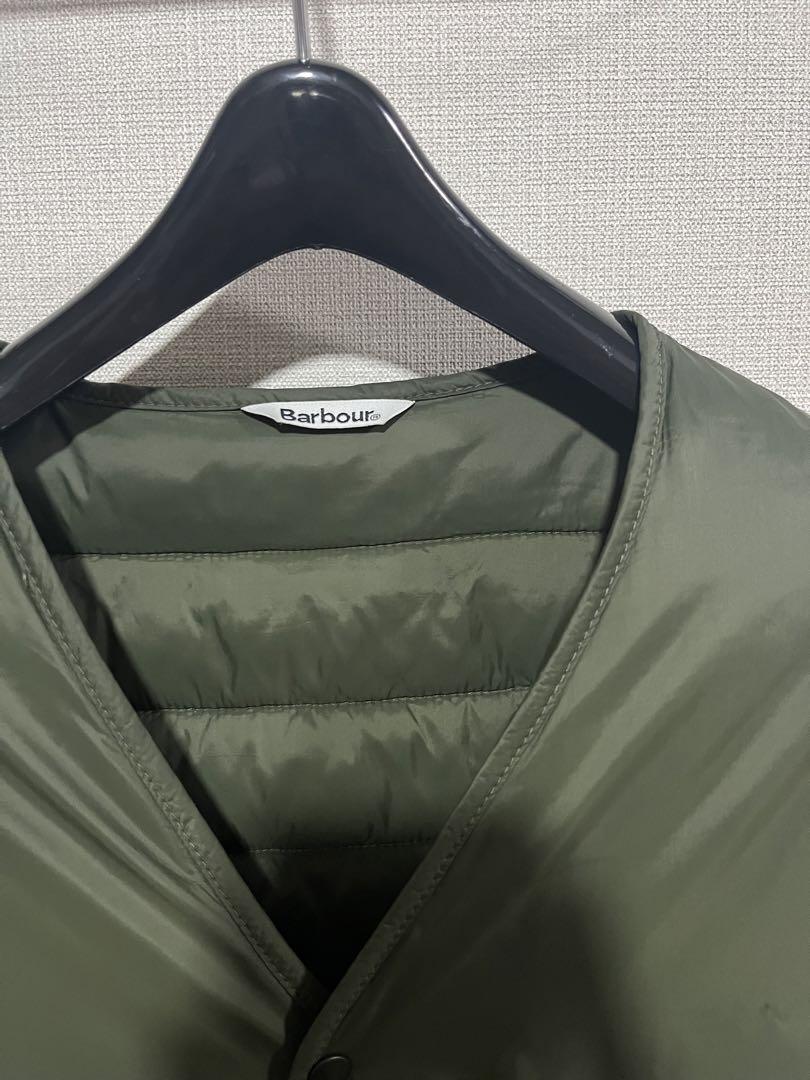 Barbour/バブアー カラーレス バッフル ジレ