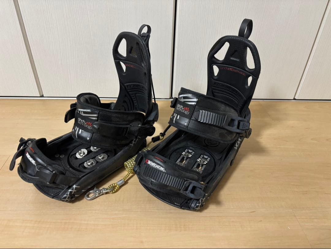 スノーボードビンディング Lサイズ ハイバックエントリー k2やや傷や汚れあり