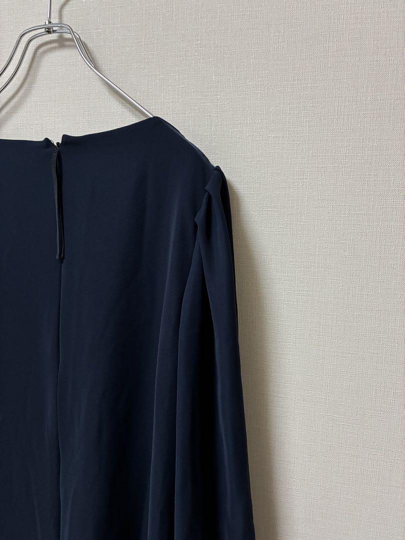 最終値引き‼️【美品】ADEAM ボウタイ パフスリーブワンピース s