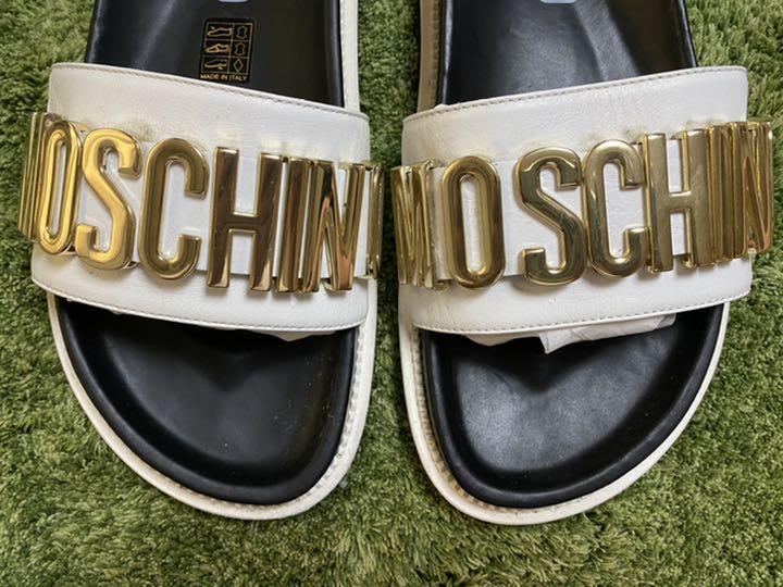 ほぼ新品MOSCHINO モスキーノ　メンズ　サンダル　43 27