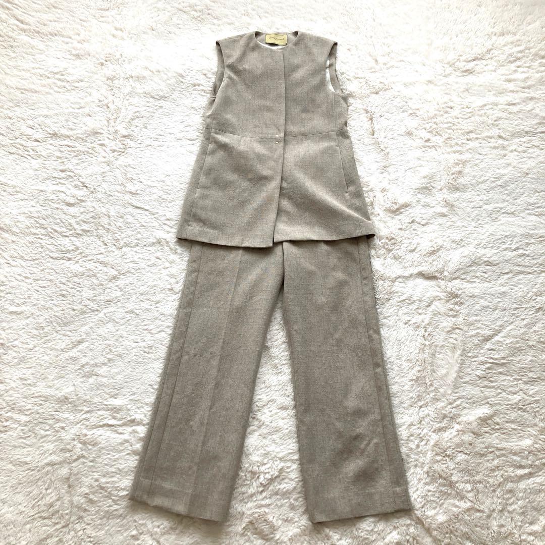 ユナイテッドアローズ レディース ベスト ジレ パンツ セットアップ ベージュ
