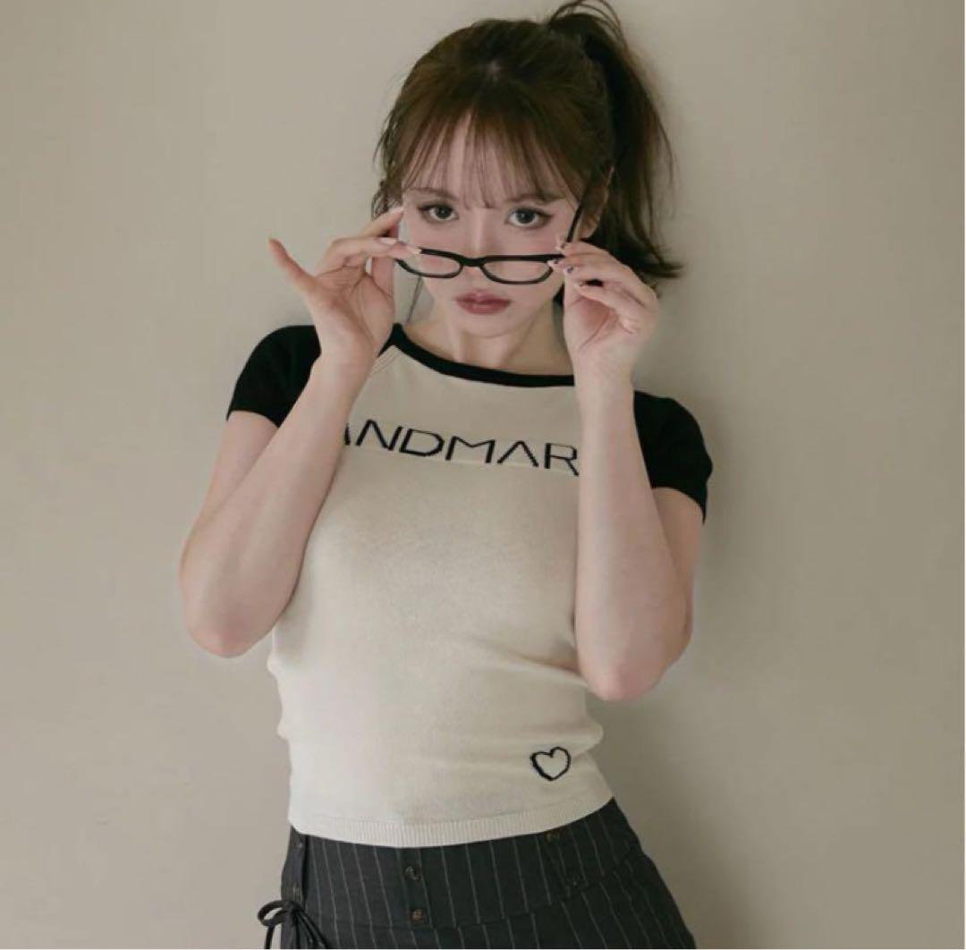 Mary logo knit tops andmary - メルカリ