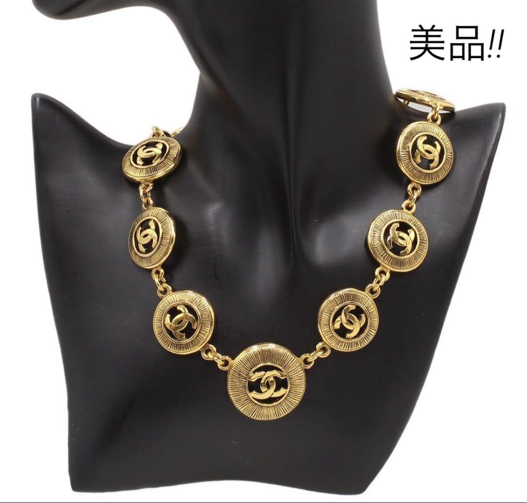 K2358 美品!! シャネル ココマーク ラウンド ネックレス