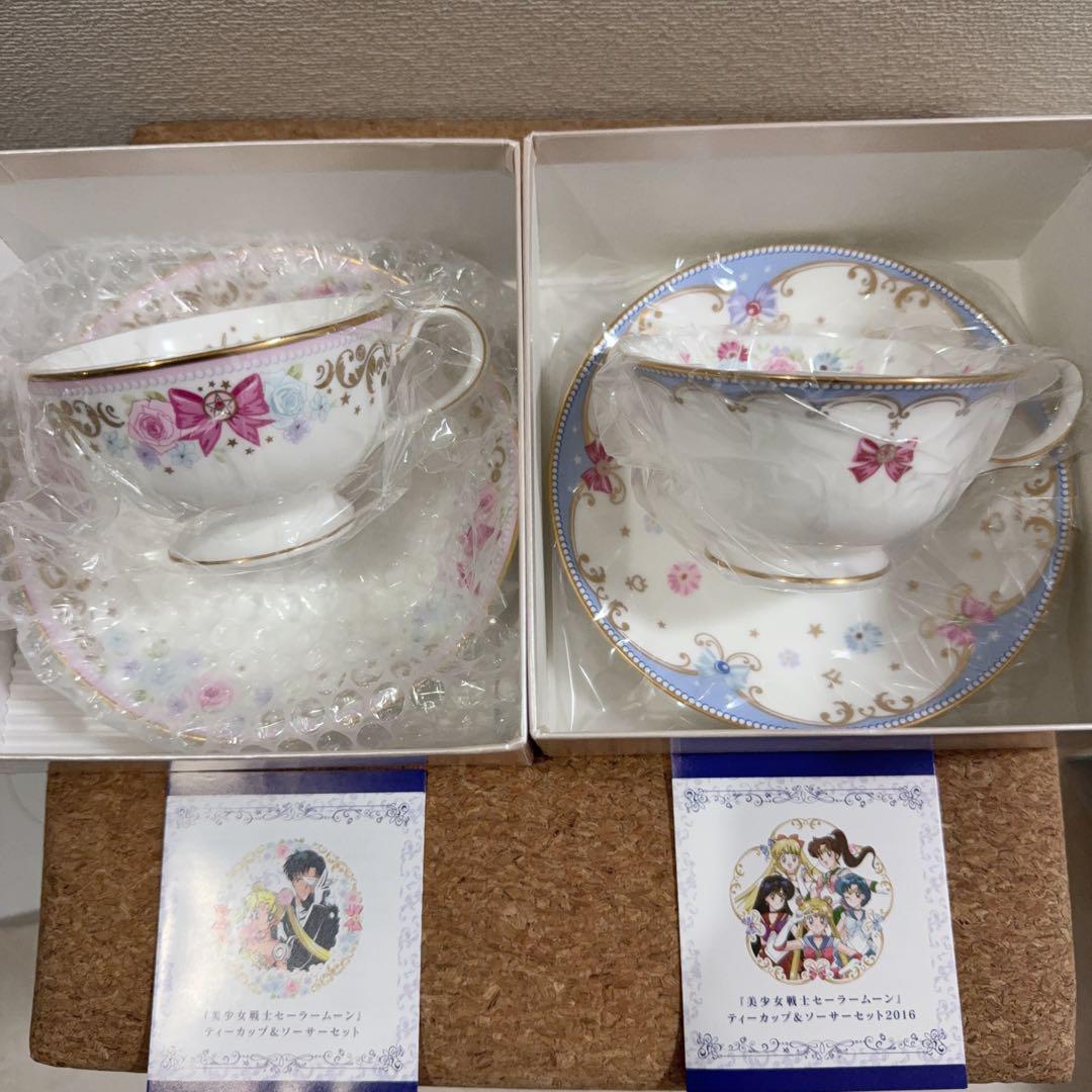 セーラームーンコラボ ノリタケティーカップ-ソーサー 2客セット