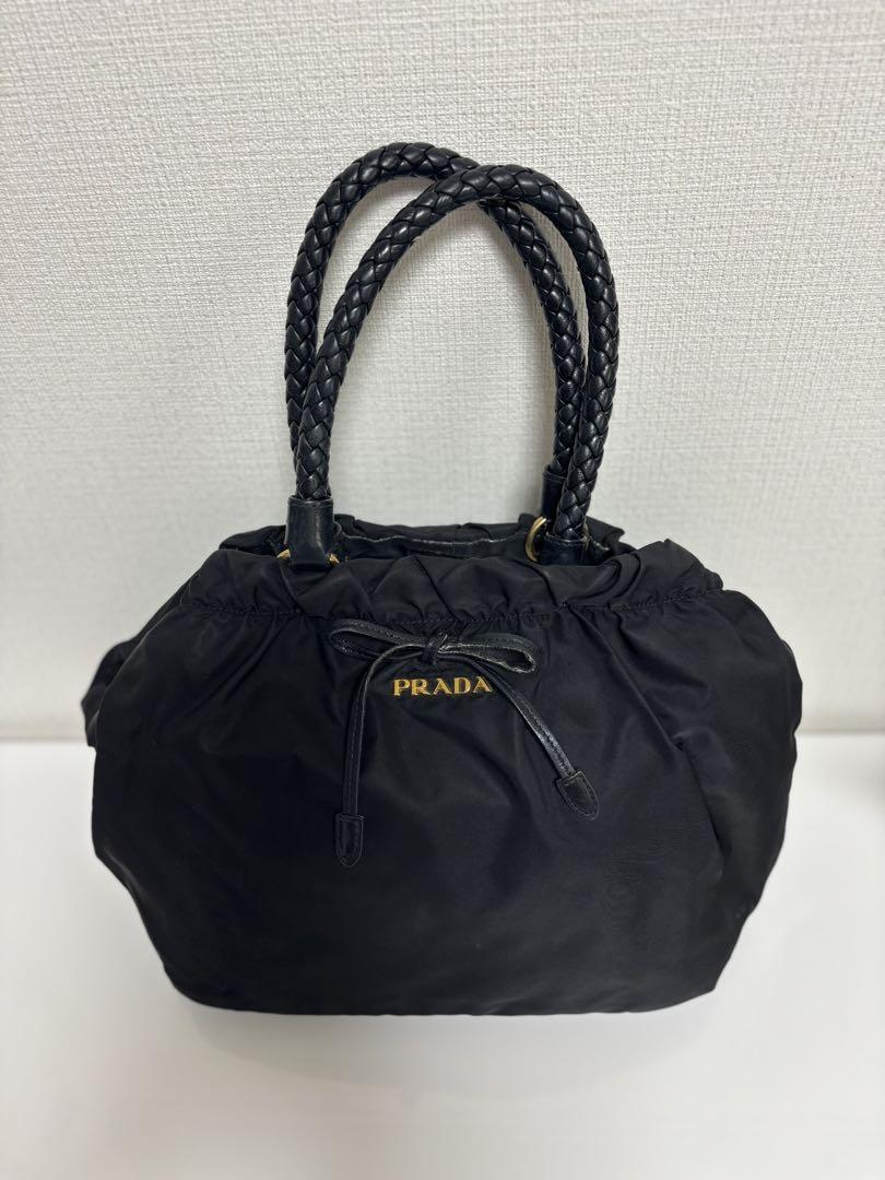 PRADA ブラック ナイロン バッグ
