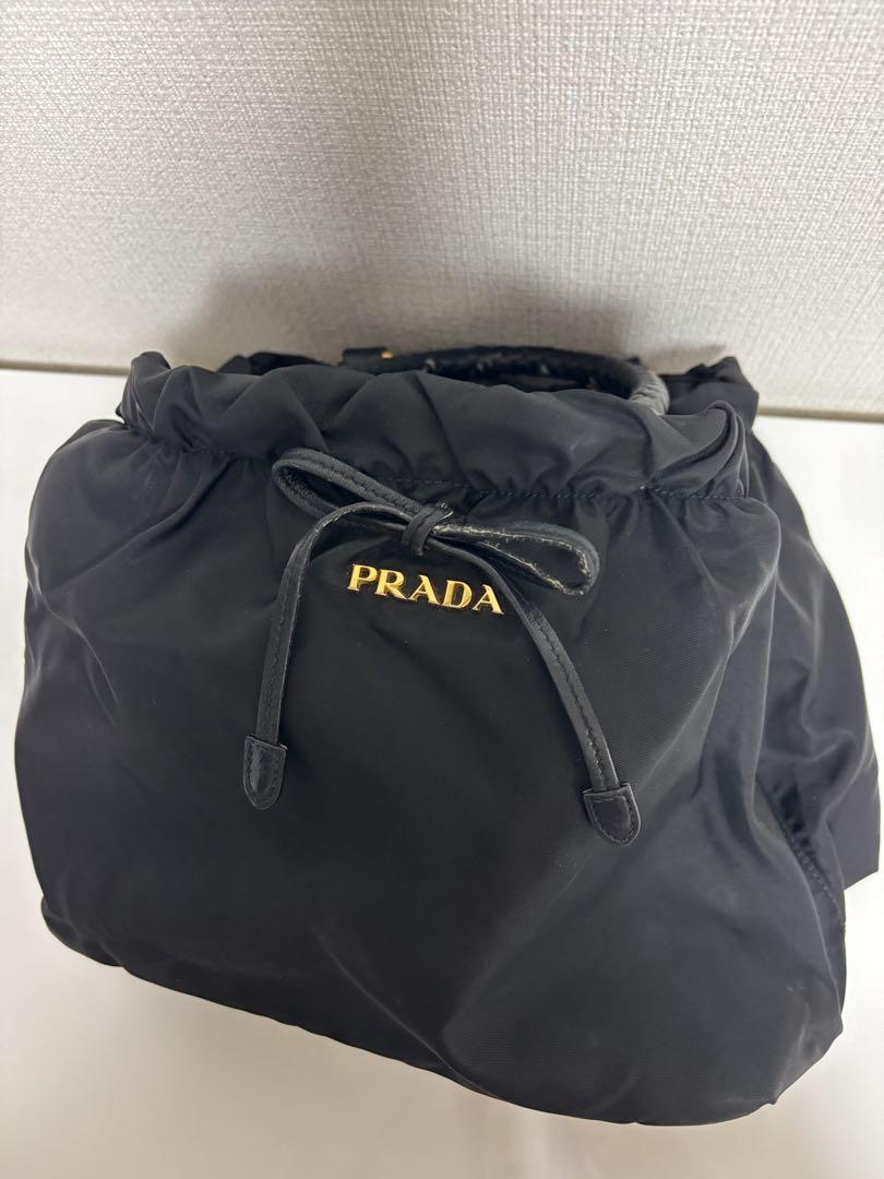 PRADA ブラック ナイロン バッグ