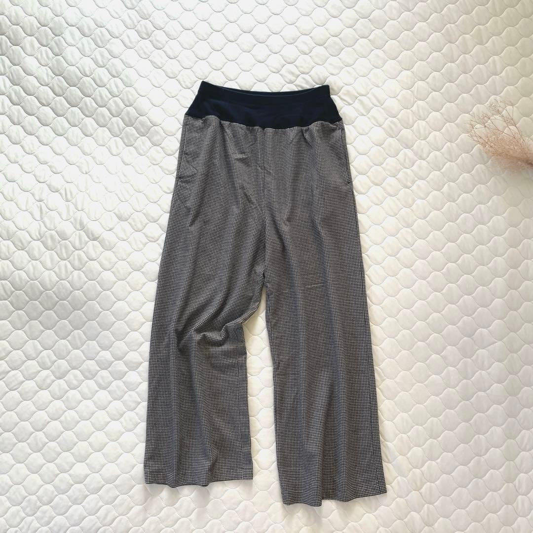BEARDSLEY 起毛チェックウエストリブパンツ サイズ2L・BEARDSLEY