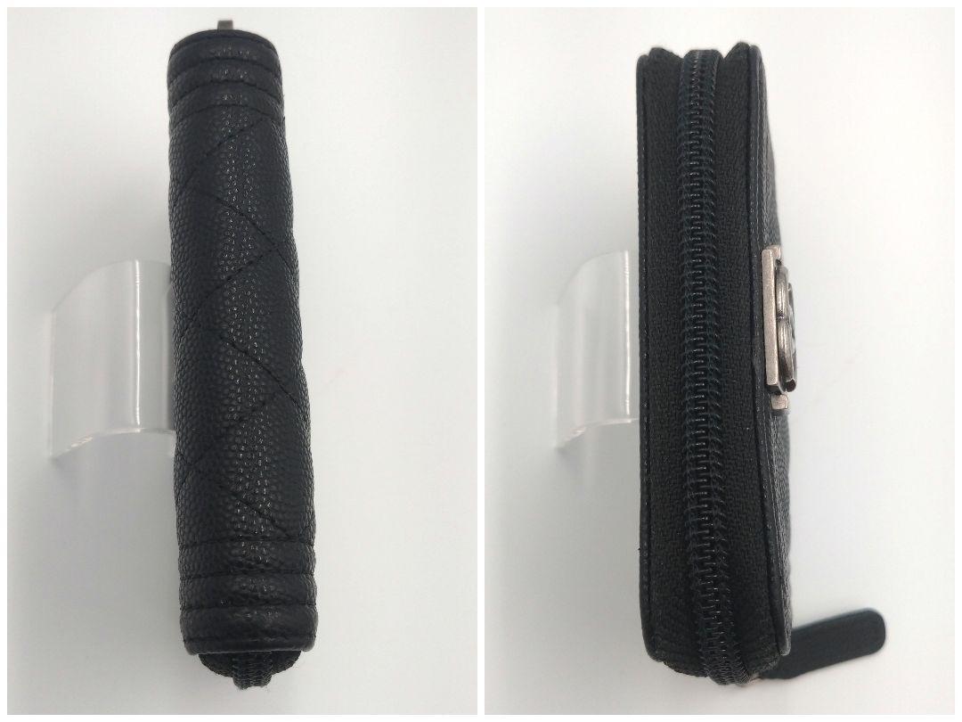 【美品】　CHANEL　シャネル　キャビアスキン　マトラッセ　コインケース　財布