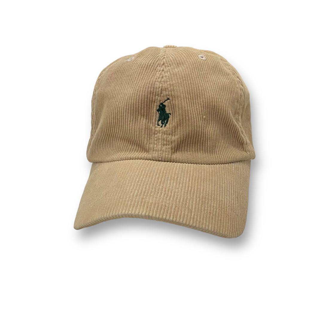 90s ralphlauren コーデュロイキャップ USA製/ラルフローレン