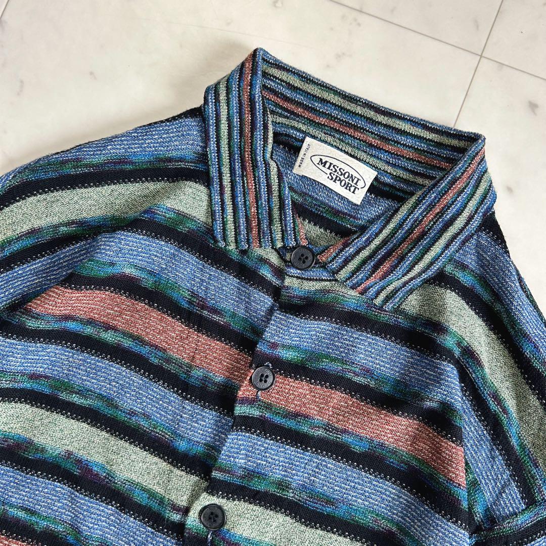 人気が高い  カーディガン ミッソーニ MISSONI 長袖 メルカリ - free ボーダー トップス