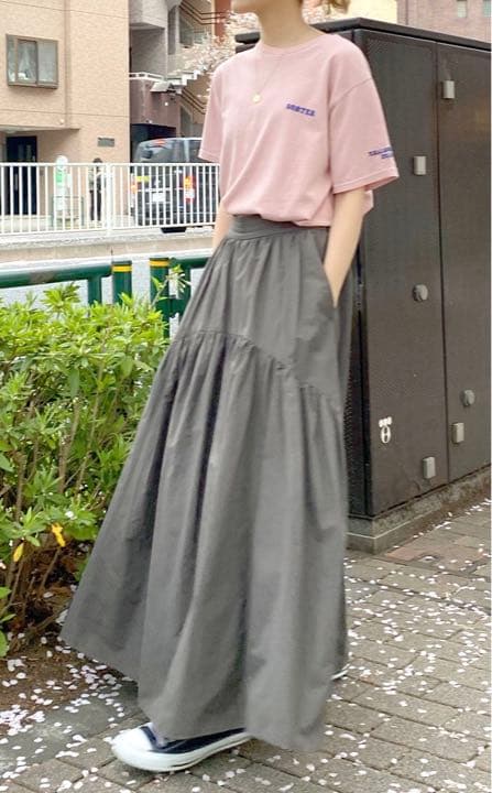 即納!最大半額! ungrid ギャザーデザインスカート 新品タグ付き