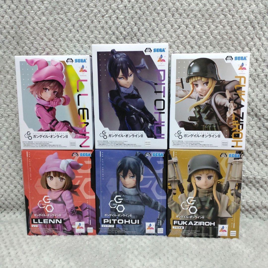 GGO ガンゲイル・オンラインⅡ Luminasta フィギュア 6点 - メルカリ