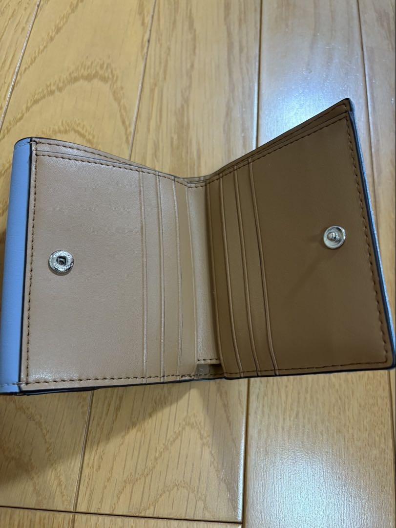 COACH 二つ折り財布 ミニウォレット ブルー