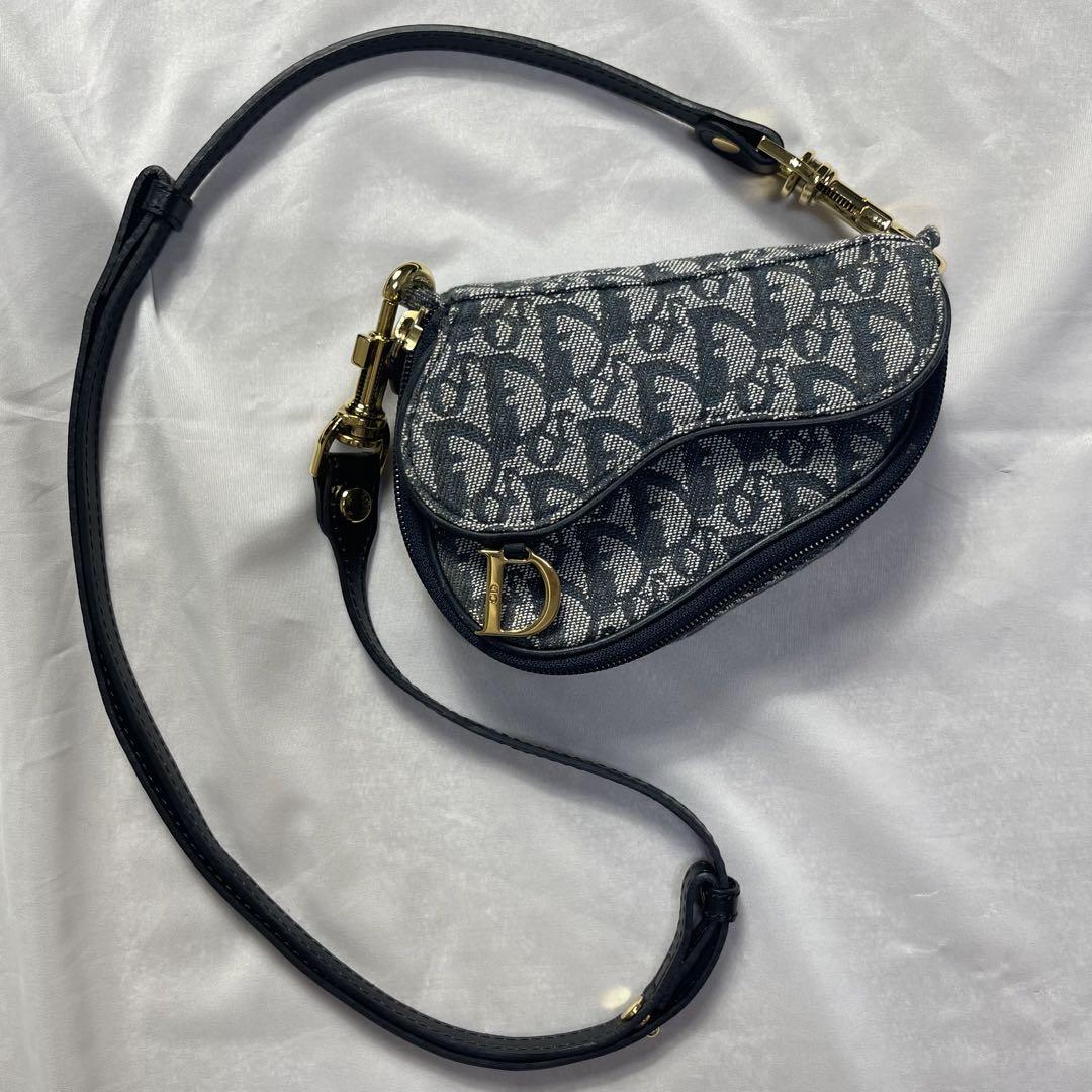 Christian Dior トロッター サドル ショルダー バッグ
