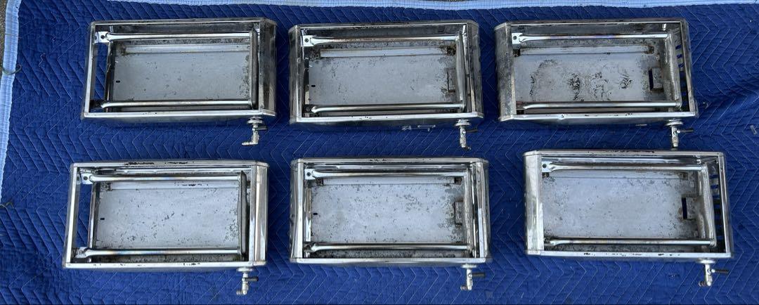 業務用　焼肉コンロ　ビック　ロースター　平型　タチバナ製作所　6セット 業務用 焼肉コンロ ビック ロースター 平型 タチバナ製作所 6