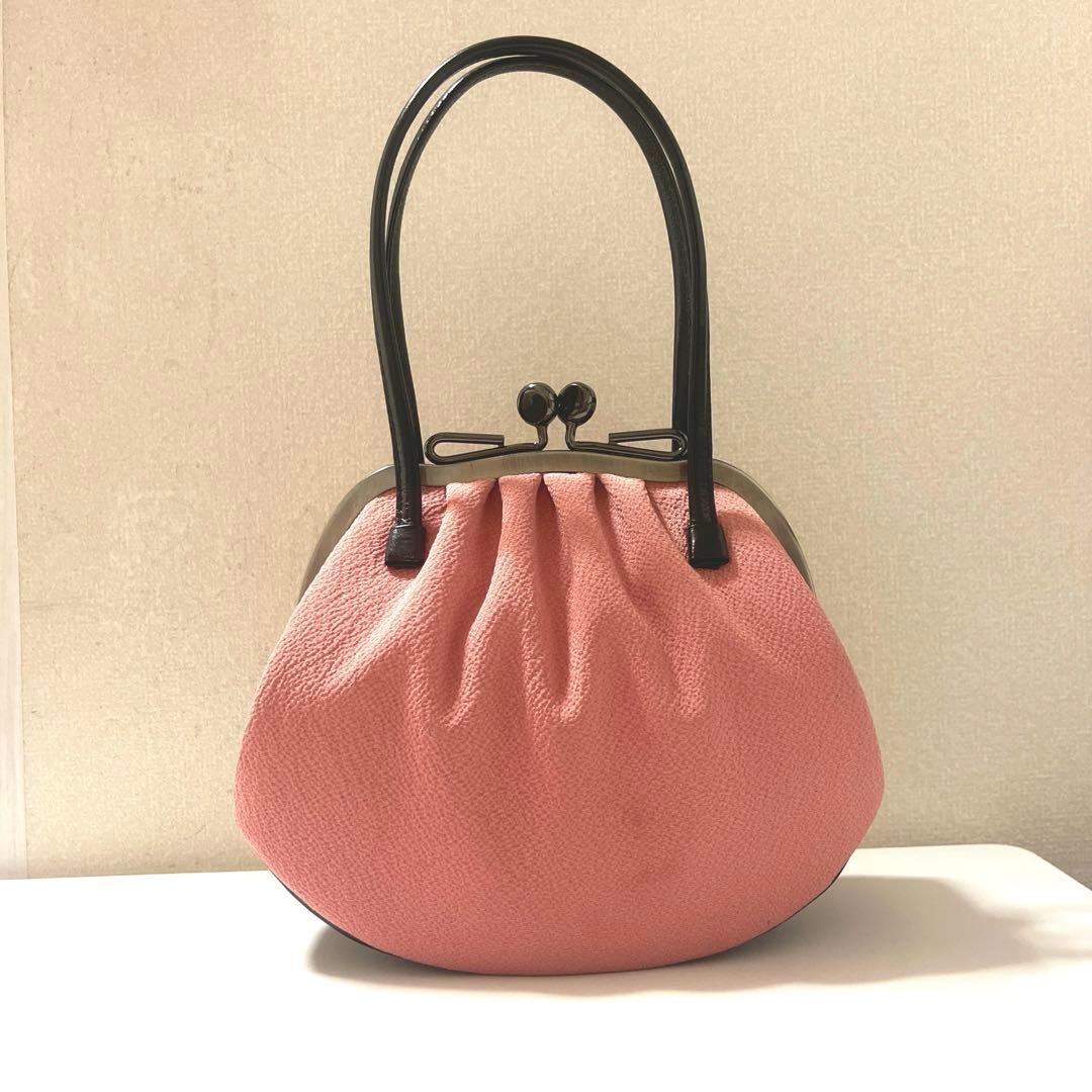 がま口 バッグ 着物 和装 オーダーメイド 昭和 レトロ ヴィンテージ目立った傷や汚れなし