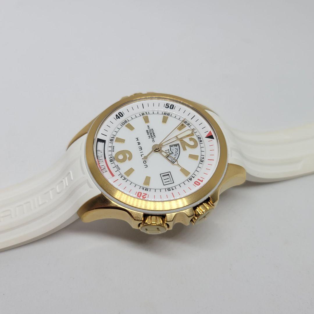 【超絶激レア☆中古美品】ハミルトン カーキネイビー GMT ショッピングフリーク