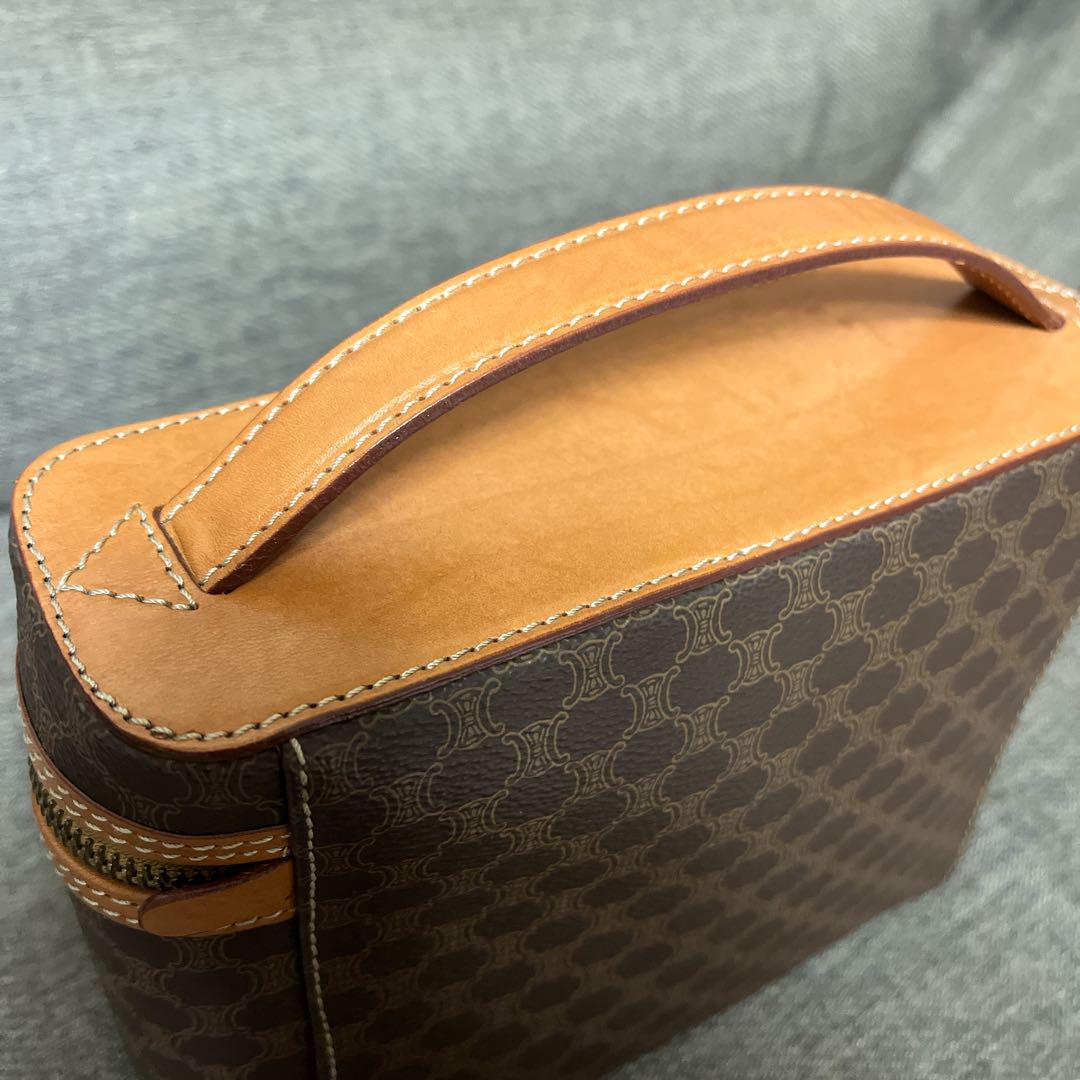 CELINE セリーヌ バニティ ポーチ マカダム バッグ