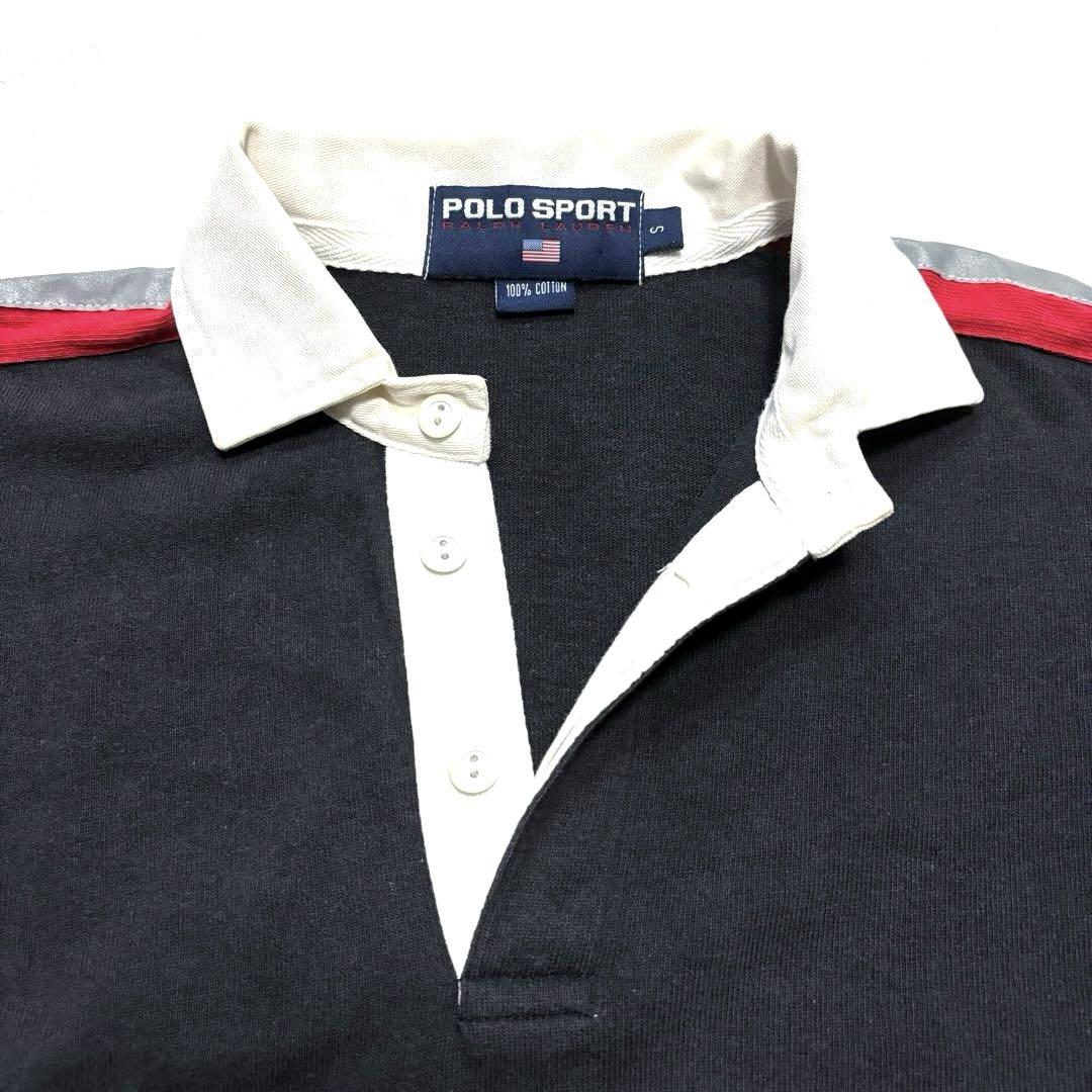 S 希少 90s ポロスポーツ ポロスポ ラルフローレン 長袖 ラガー