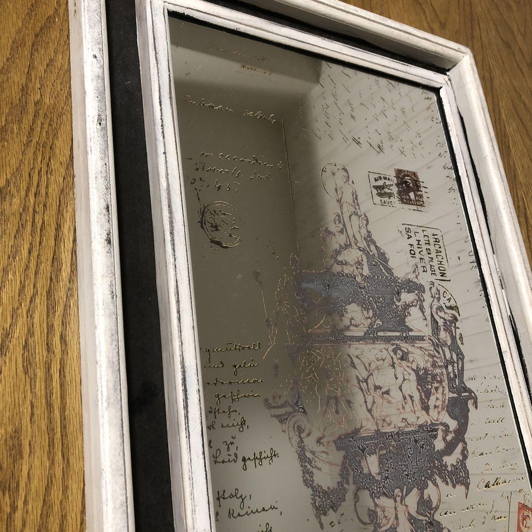 フレンチアンティーク壁掛け　額雑貨
