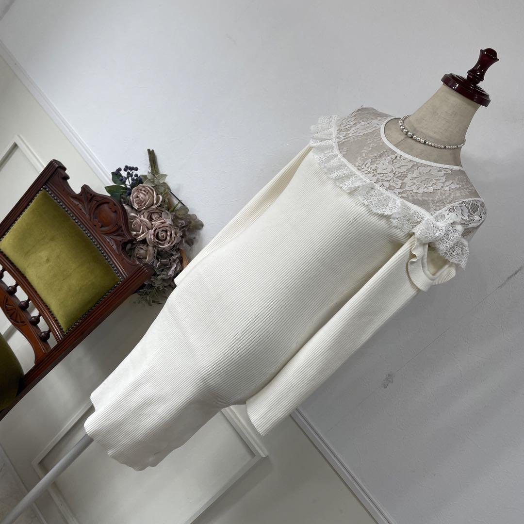 美品　emiriawiz リブニット　ワンピース