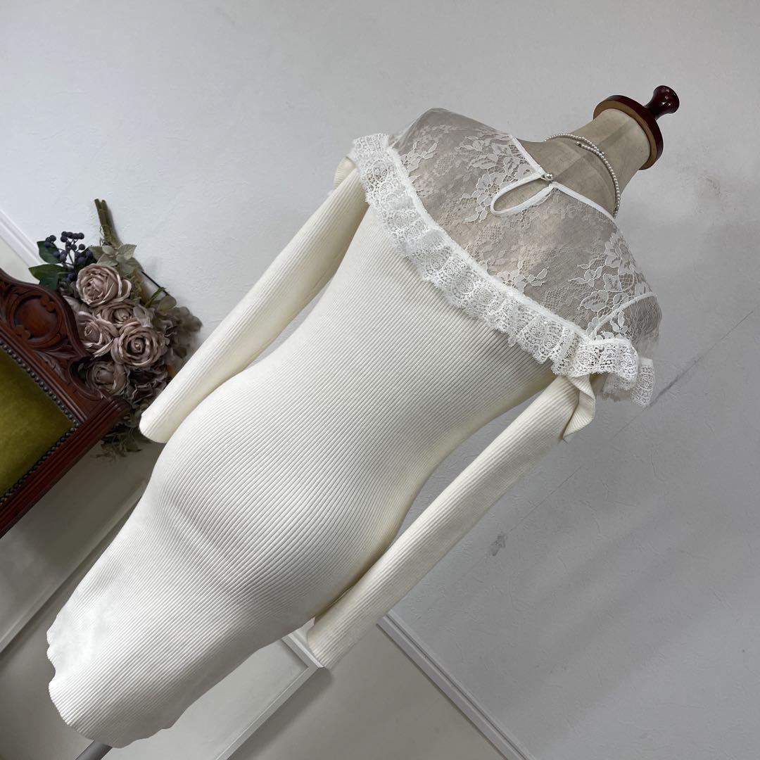 美品　emiriawiz リブニット　ワンピース