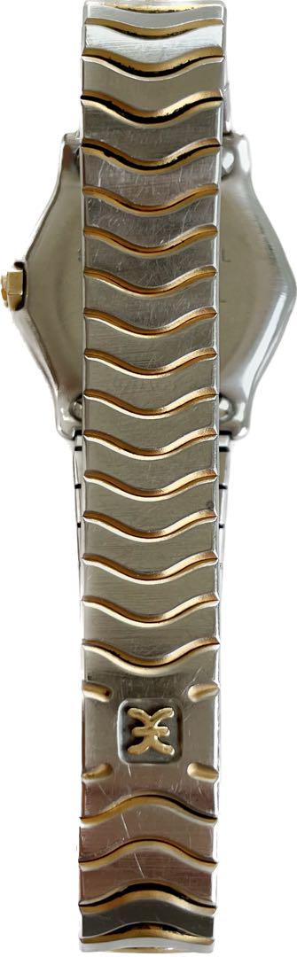 時計 EBEL 18K GOLD BEZEL SWISS WATCH
