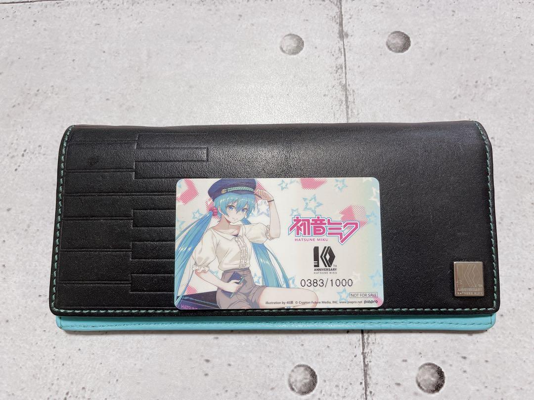COCOLAB ココラボ 初音ミク 10周年記念 本革 長 財布