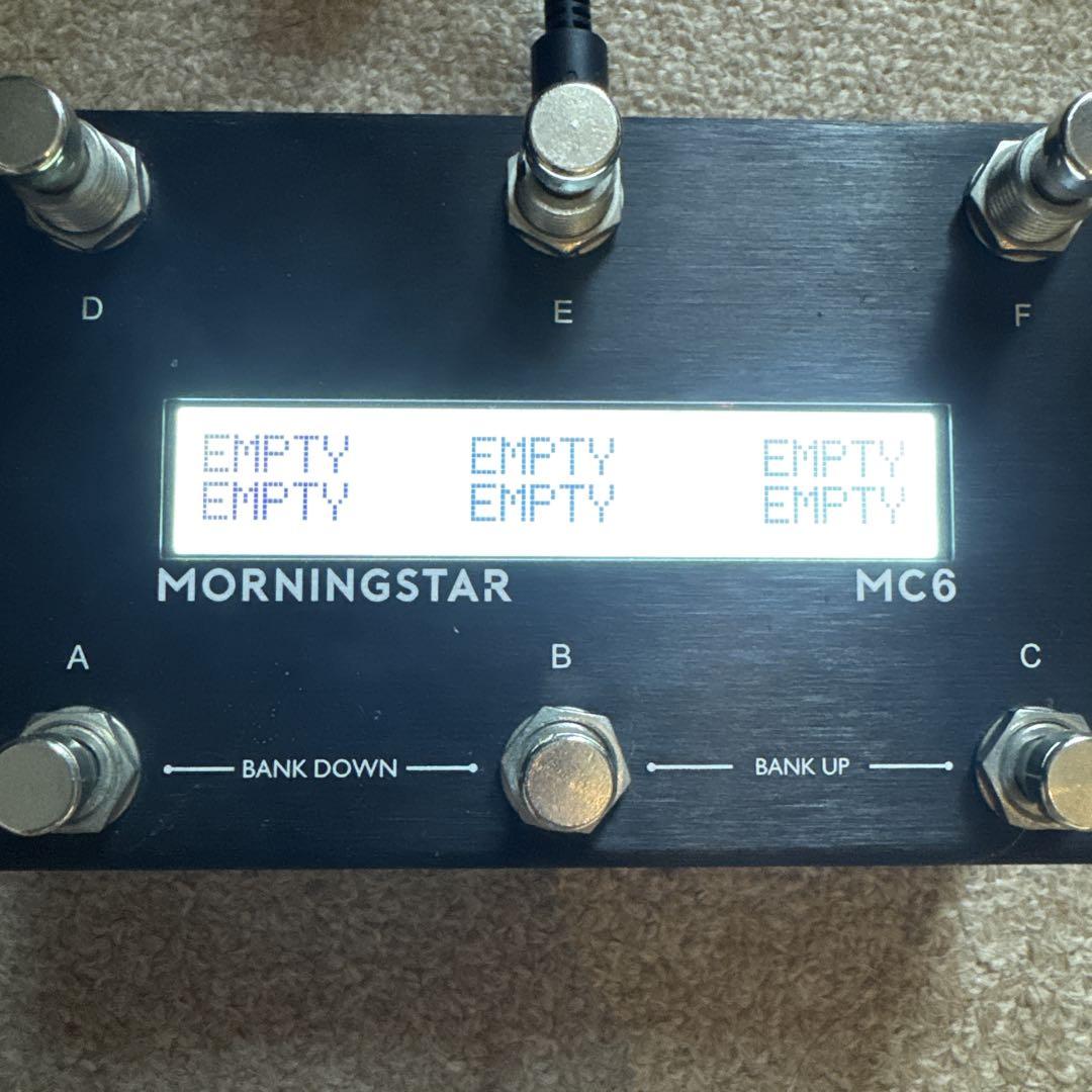 Morningstar FX MC6 mkII MIDI コントローラー