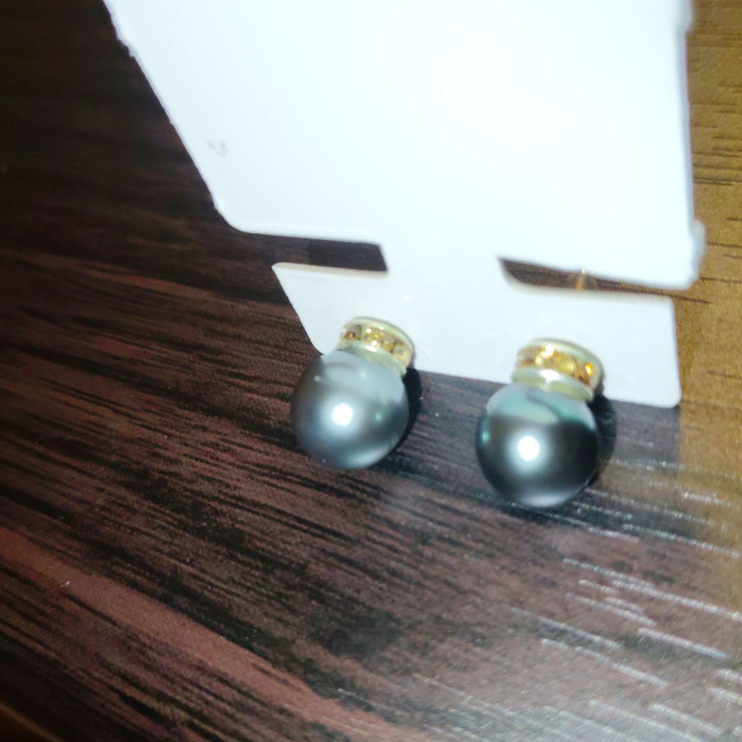 「新商品」に関するプレスリリース 黒蝶真珠✨️9x9.5✨️真珠✨️ピアス♡タヒチパール アクセサリー