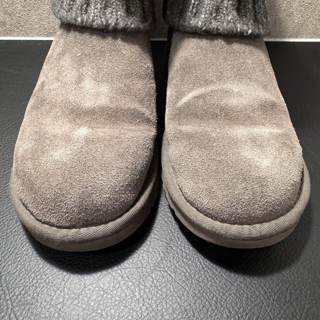 大人気！まとめ一覧 新品】UGG ムートンブーツ ニット ケンブリッジ グレー 23cm 靴