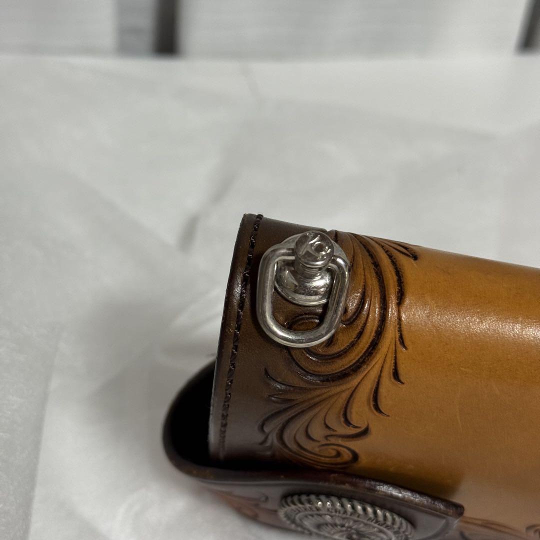 ⭐️未使用⭐️ kc's 二つ折り財布　バイカーズウォレット　コンチョ