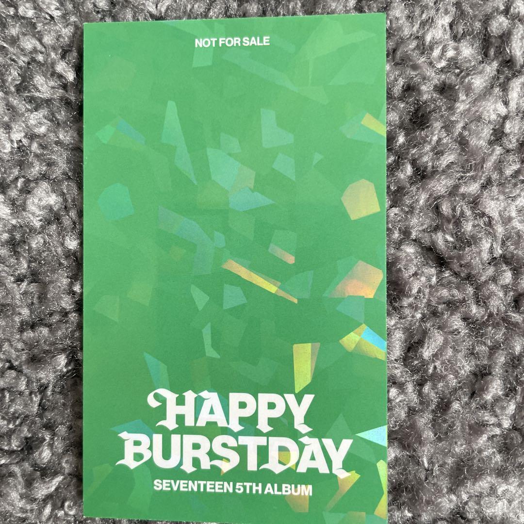 SEVENTEEN HAPPY BURSTDAY ユニバ ラキドロ ヒポチ 他 - メルカリ