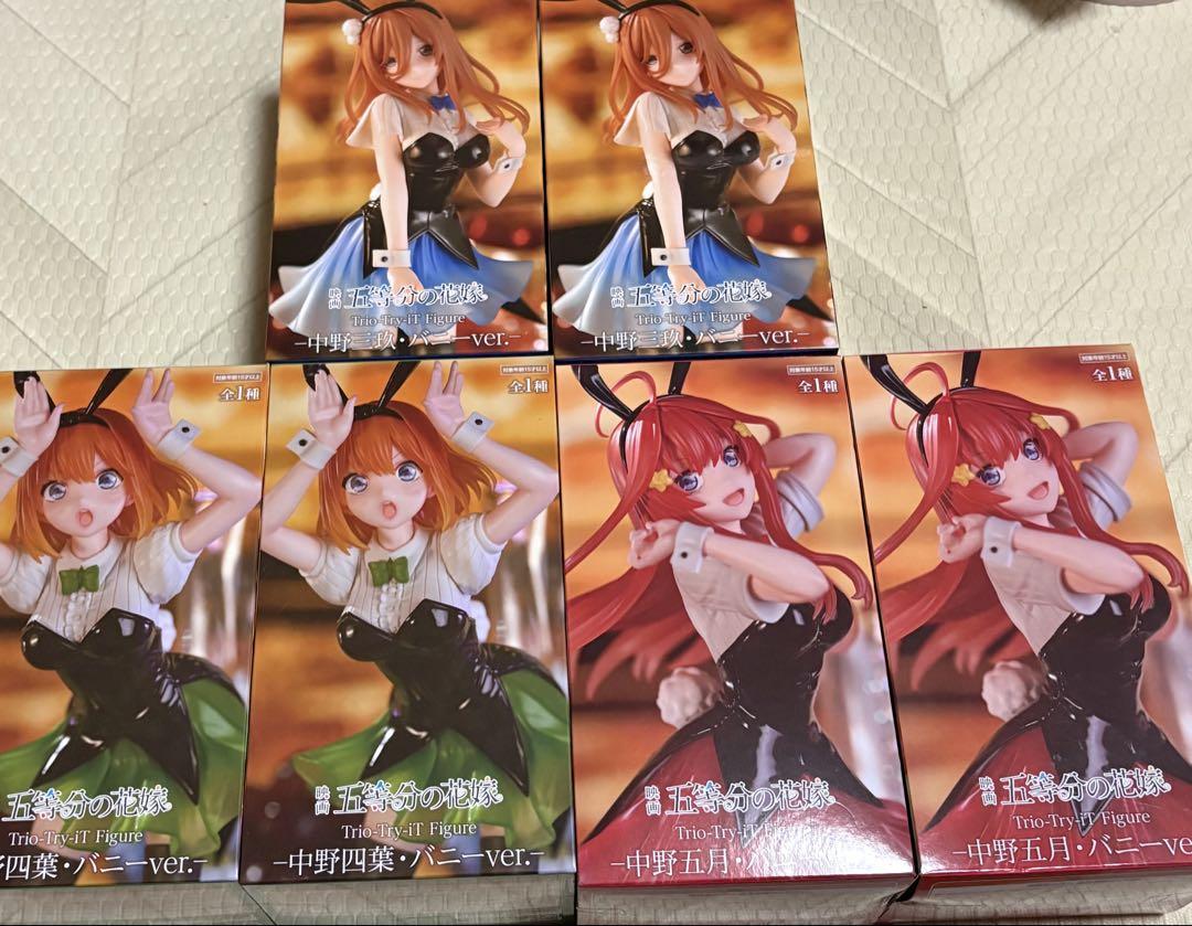 五等分の花嫁 Trio-Try-iT Figure バニーver. 6体セット