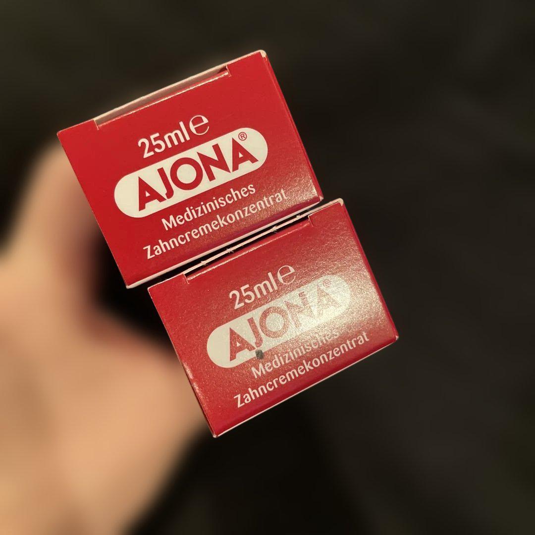 新品・未開封】歯磨き粉 AJONA アジョナ 25ml ×2個セット - メルカリ