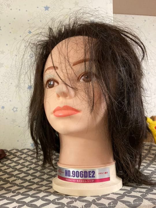 大きな割引 国試ウィッグ 美容師 国家試験 ワインディング デザイン巻