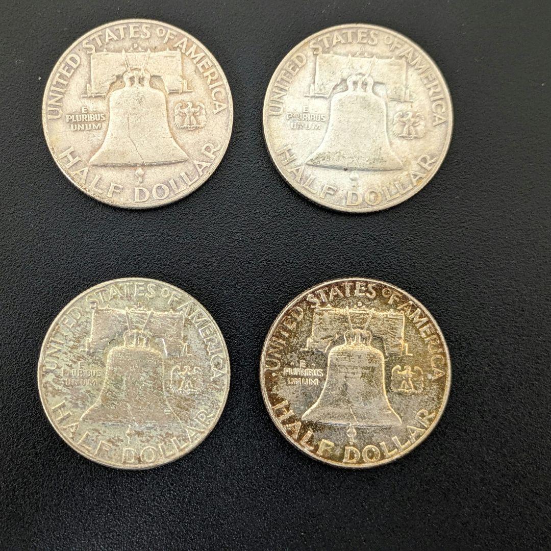 アメリカ合衆国 ハーフダラー 銀貨 ケネディコインなど 3種8枚　まとめ