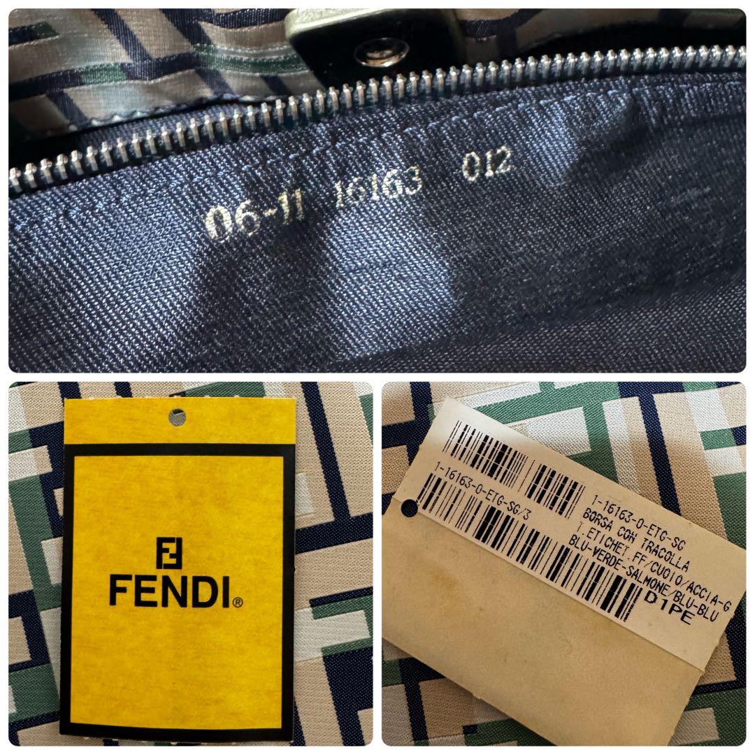 未使用✨FENDI ズッカ柄 ワンショルダーバッグ 総柄 キャンバス 未使用✨FENDI ズッカ柄 ワンショルダーバッグ 総柄 キャンバス