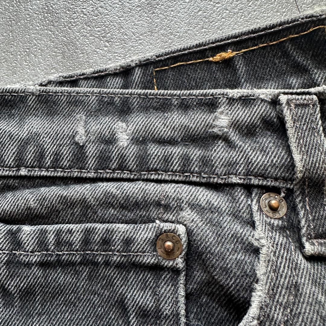 【W38 L32】90s USA製 levi's black リーバイス 550