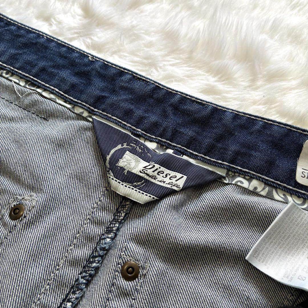 ディーゼル DIESEL ハーフパンツ デニム W36 大きなサイズ