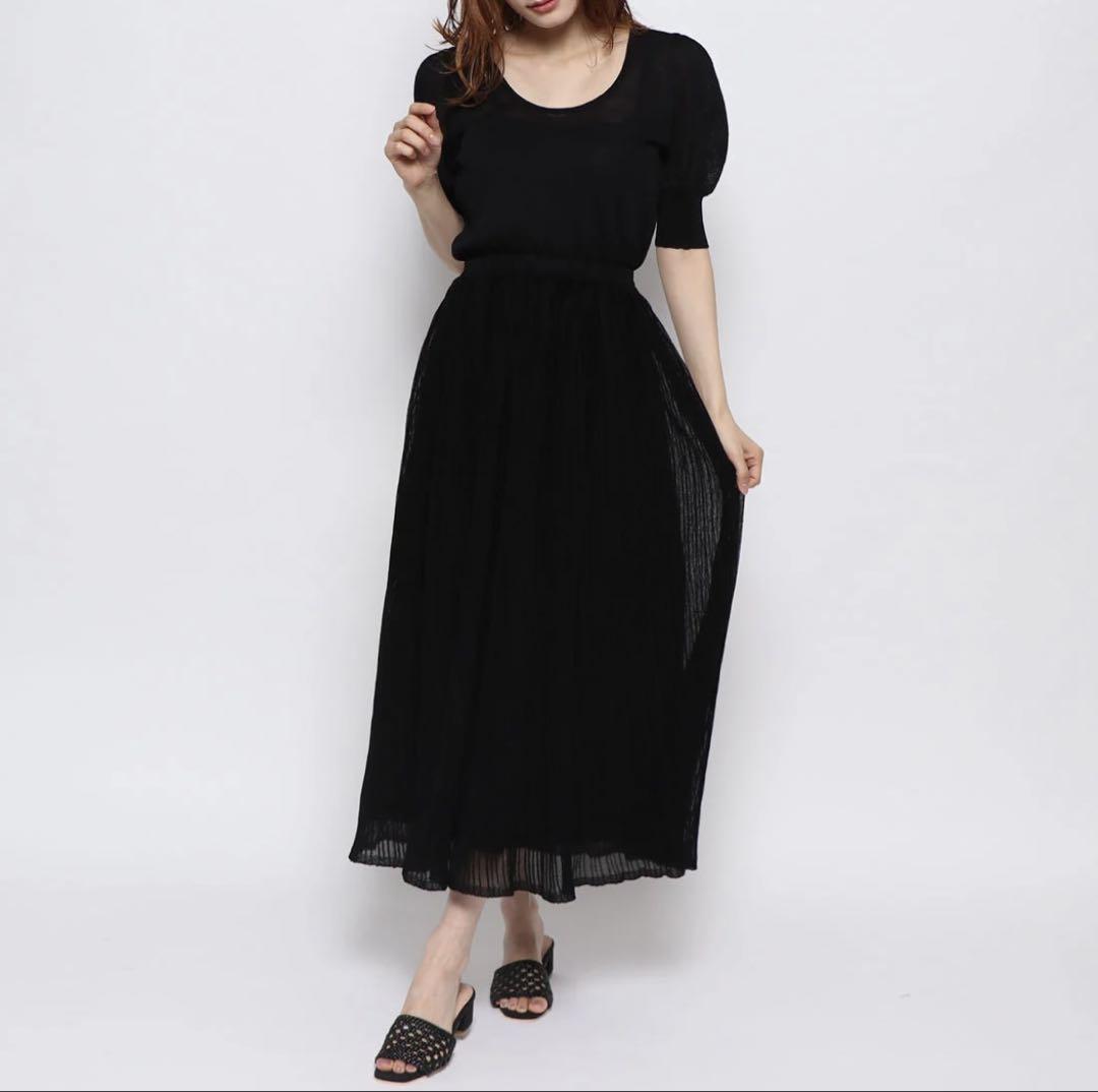 Lily Brown ニットワンピース ロングワンピース